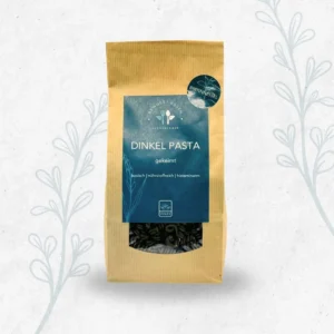 Dinkel Pasta mit Brennnessel gekeimt von BASENbasics