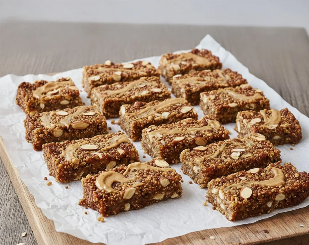 Energieriegel auf Blech